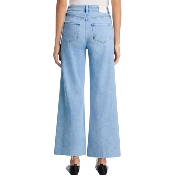 Paige NWT Vintage Collection Harper Wide Leg Light Wash Ankle Jeans Women’s 30 - Picture 2 of 14